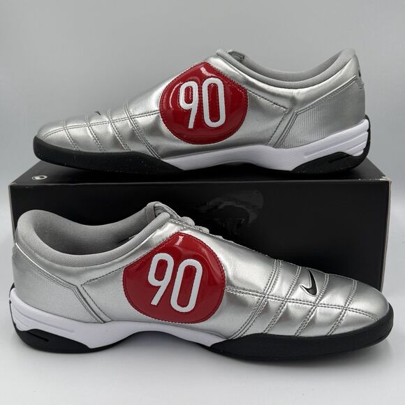 Nike Total 90 3 SP Metallic Silver Black Red Sneaker HJ9351-002 Mens Size 10.5 main image 12